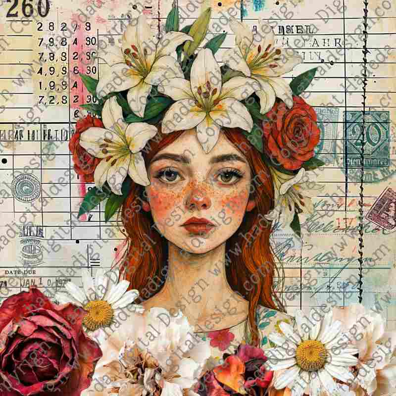 Whimsical Girls - Artblocks for Sublimation, Digital and DTF Printing