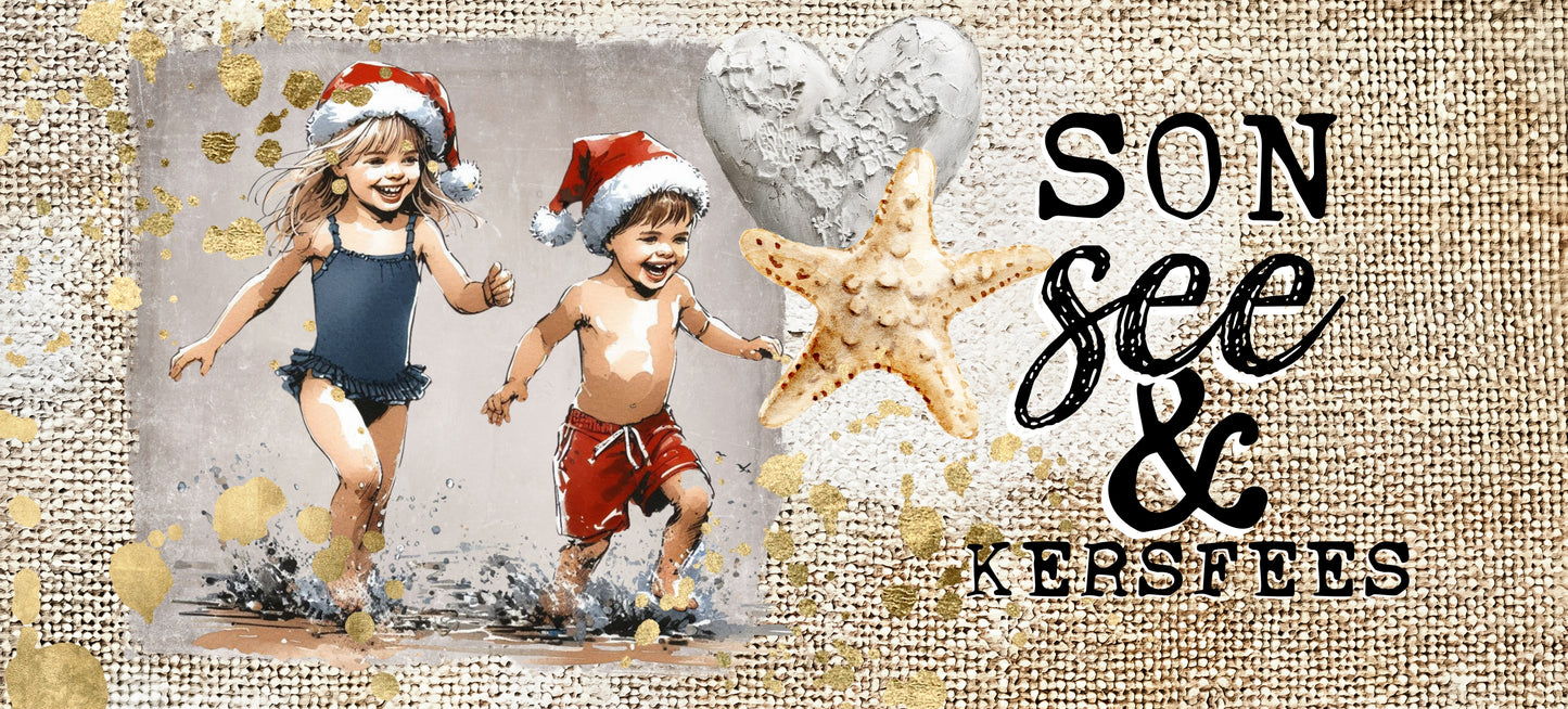 Kamp en See Kersfees Afrikaans Bundel Digital Designs for Sublimation, Canvas, Scrapbooking Paper, Journaling, Mixed Media