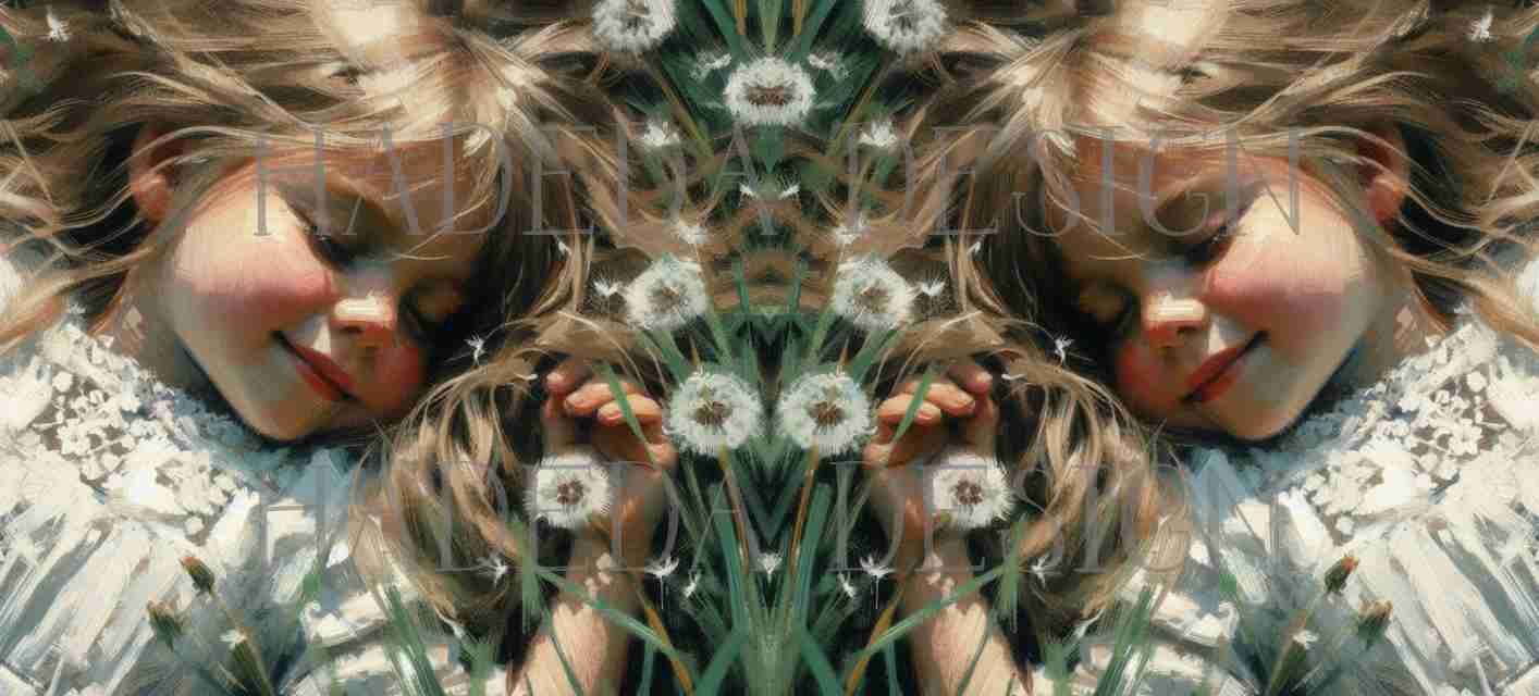ArtWrap for Mugs Dandelion Dreams - Mug Wrap Digital Designs for Sublimation of Standard Mug