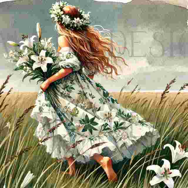 #2025 Field of Flowers White Artblocks - Digital Designs for Sublimation, DTF and Printing