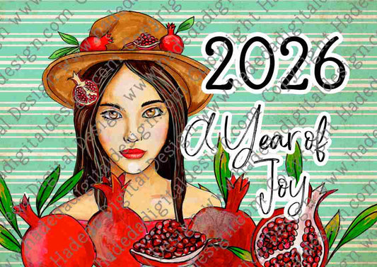 2026 Joy Calender English - Handpainted Art