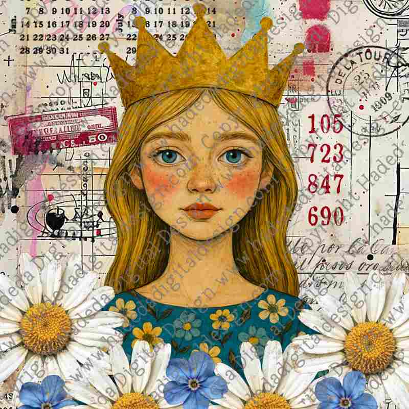 Whimsical Girls - Artblocks for Sublimation, Digital and DTF Printing