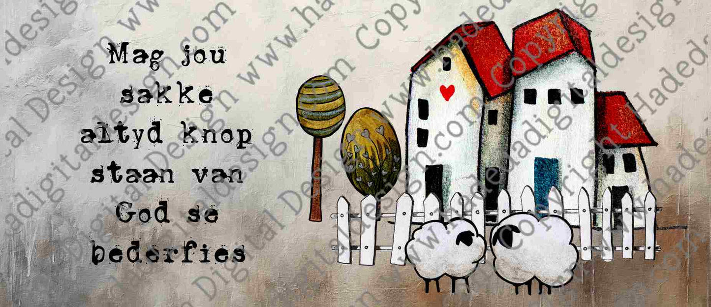 Artsy Op die Plaas Mugwrap Afrikaans - Sublimation, Digital and DTF Printing