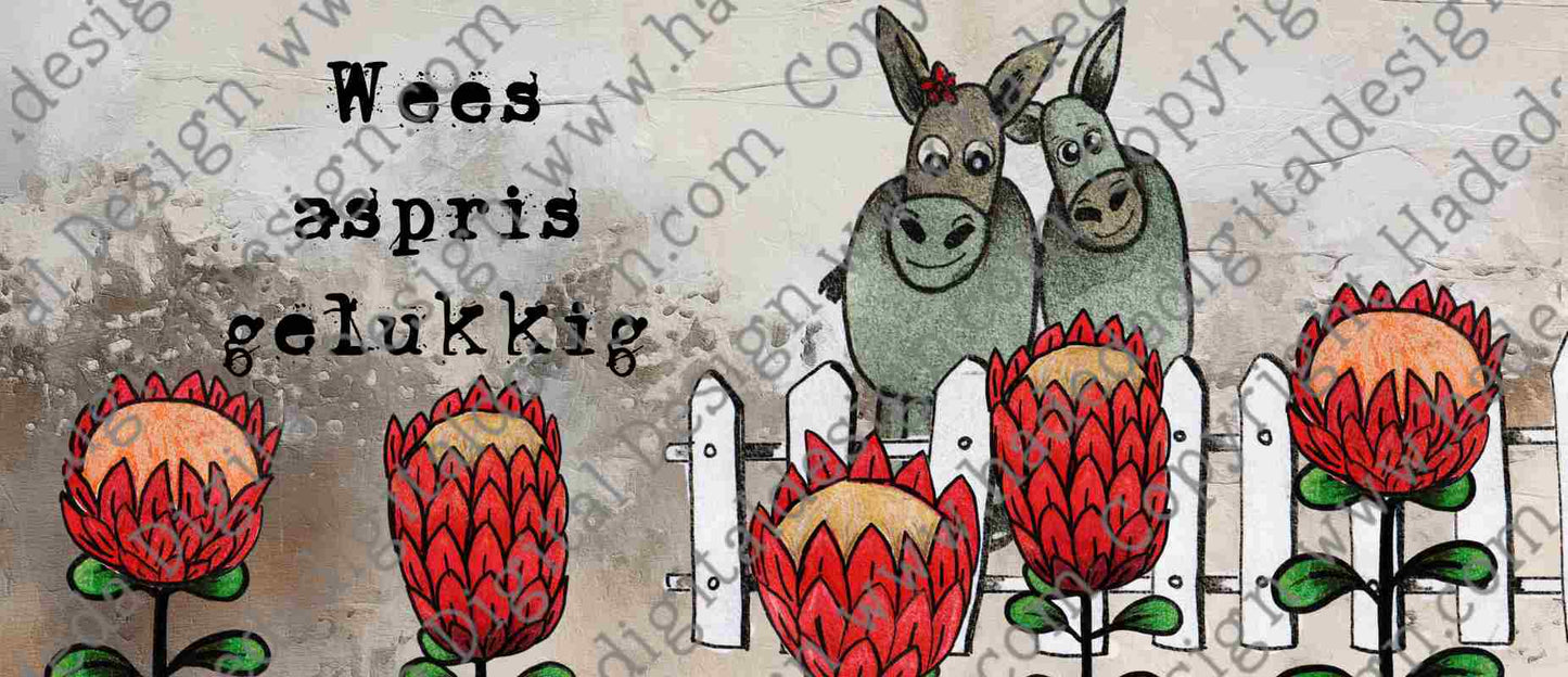 Artsy Op die Plaas Mugwrap Afrikaans - Sublimation, Digital and DTF Printing