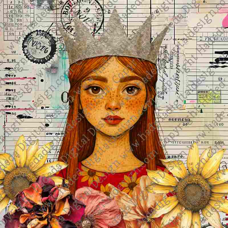 Whimsical Girls - Artblocks for Sublimation, Digital and DTF Printing