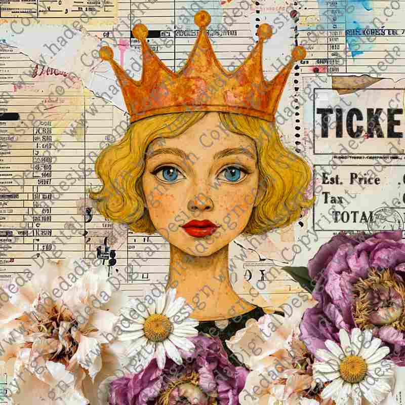 Whimsical Girls - Artblocks for Sublimation, Digital and DTF Printing