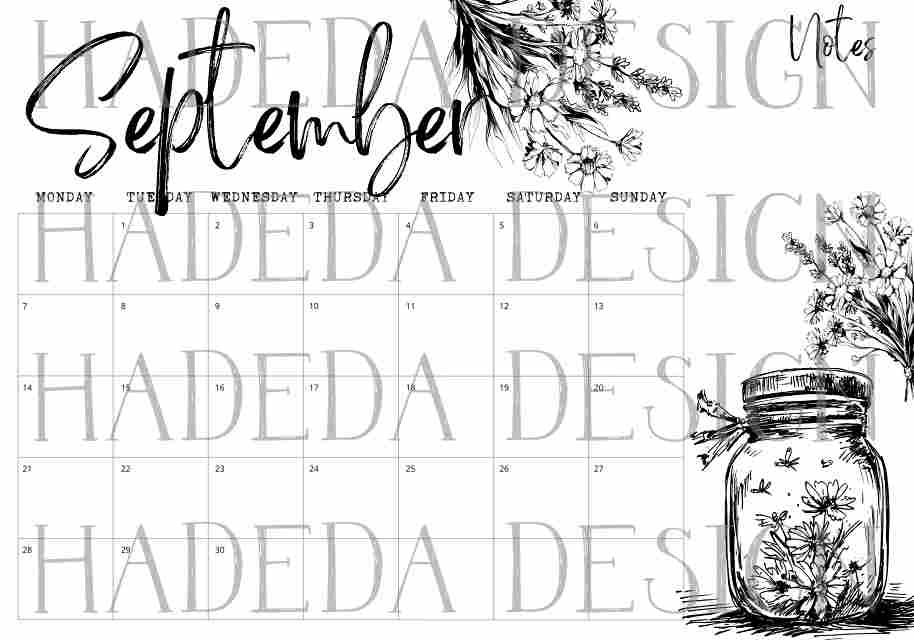 2026 Coloring Calendar English - Farm Life