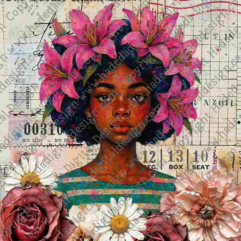 Whimsical Girls - Artblocks for Sublimation, Digital and DTF Printing