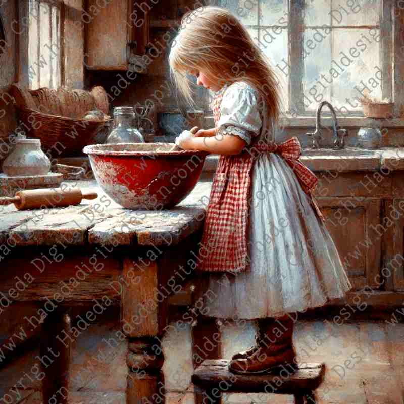 BAKING XMAS COOKIES ARTBLOCK - Sublimation, Digital and DTF Printing