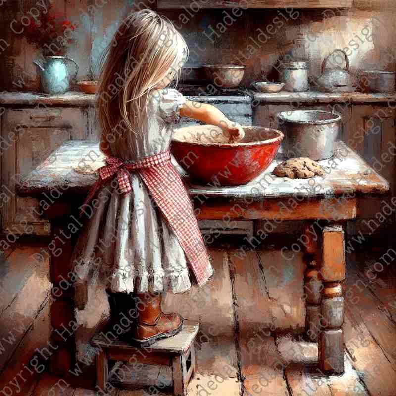 BAKING XMAS COOKIES ARTBLOCK - Sublimation, Digital and DTF Printing