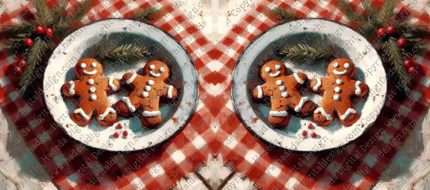 BAKING XMAS COOKIES ARTWRAP/MUGWRAP - Sublimation, Digital and DTF Printing (Copy)