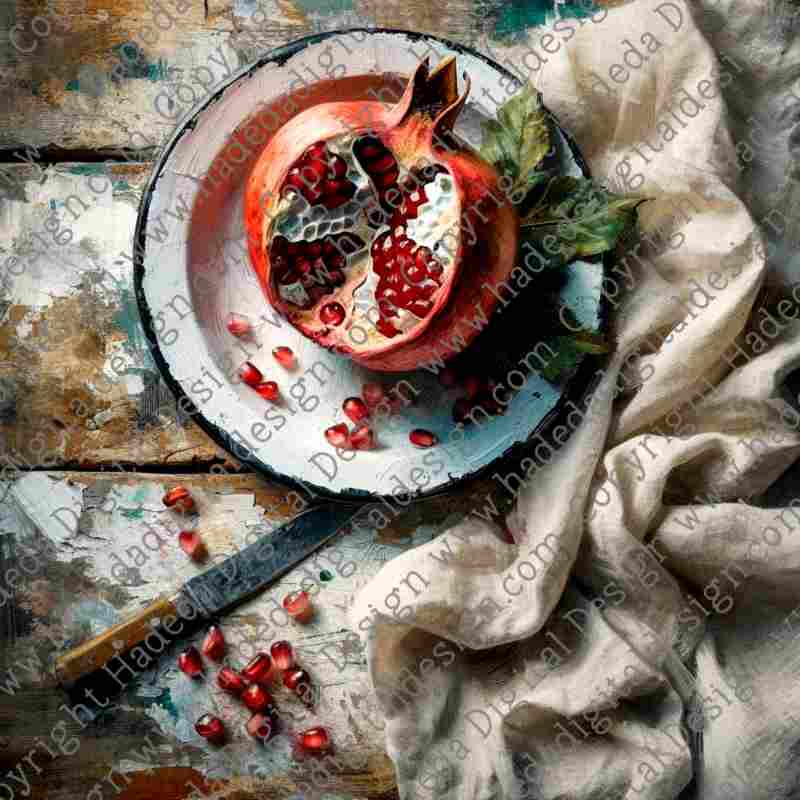 Pomegranates - Artblocks for Sublimation, Digital and DTF Printing