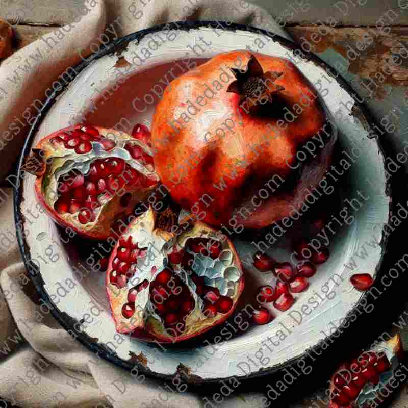 Pomegranates - Artblocks for Sublimation, Digital and DTF Printing