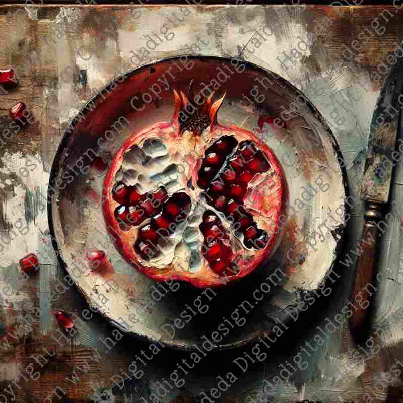 Pomegranates - Artblocks for Sublimation, Digital and DTF Printing