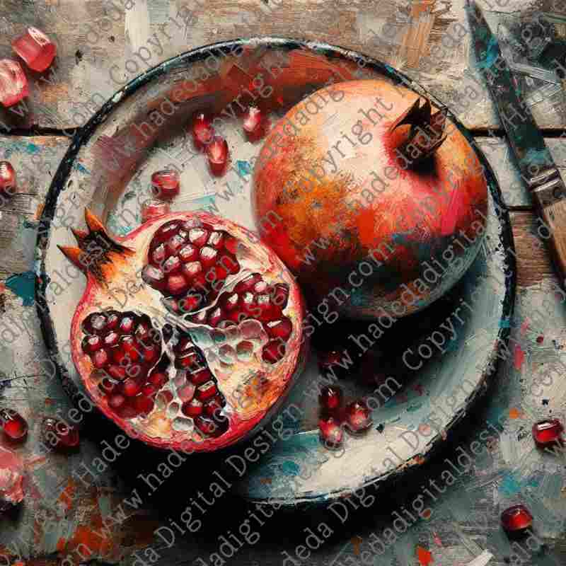 Pomegranates - Artblocks for Sublimation, Digital and DTF Printing