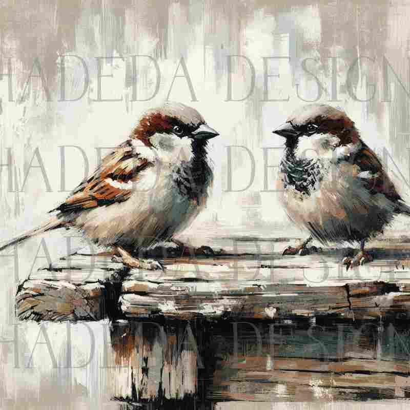 Sparrows and Succulents - Sublimation, Digital and DTF Printing