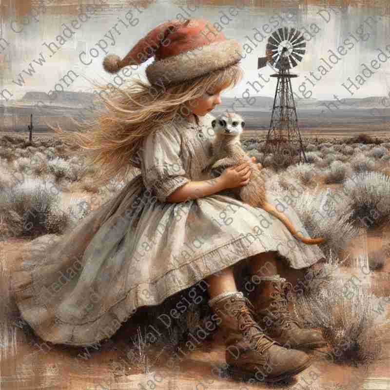 KAROO XMAS MEERKAT ARTBLOCK - Sublimation, Digital and DTF Printing