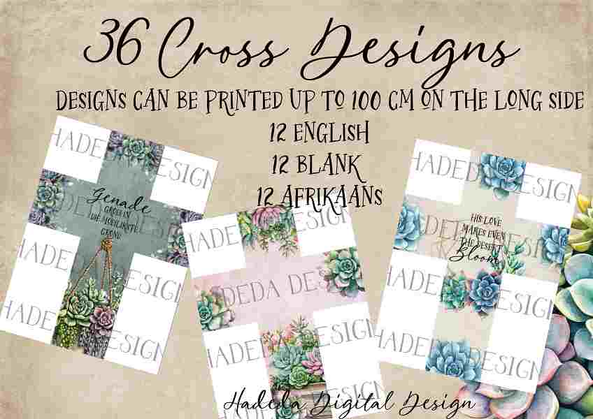 Christian Gift Design Megabundle - Succulents - 276 Designs