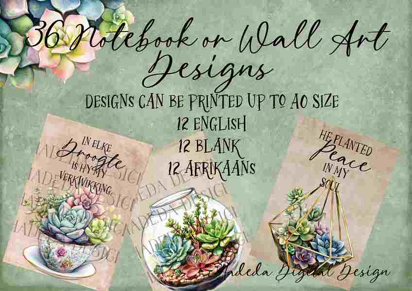 Christian Gift Design Megabundle - Succulents - 276 Designs