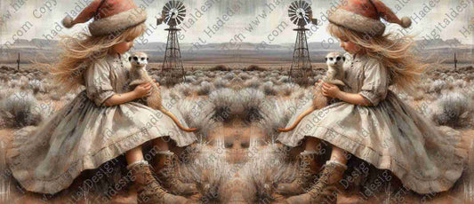 KAROO XMAS MEERKAT ARTWRAP/MUGWRAP - Sublimation, Digital and DTF Printing