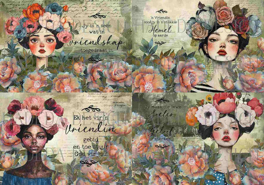 Flower Power A0 Afrikaans Landscape - Sublimation, Digital and DTF Printing