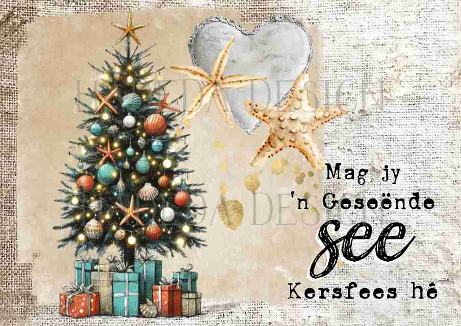 Kamp en See Kersfees Afrikaans Bundel Digital Designs for Sublimation, Canvas, Scrapbooking Paper, Journaling, Mixed Media