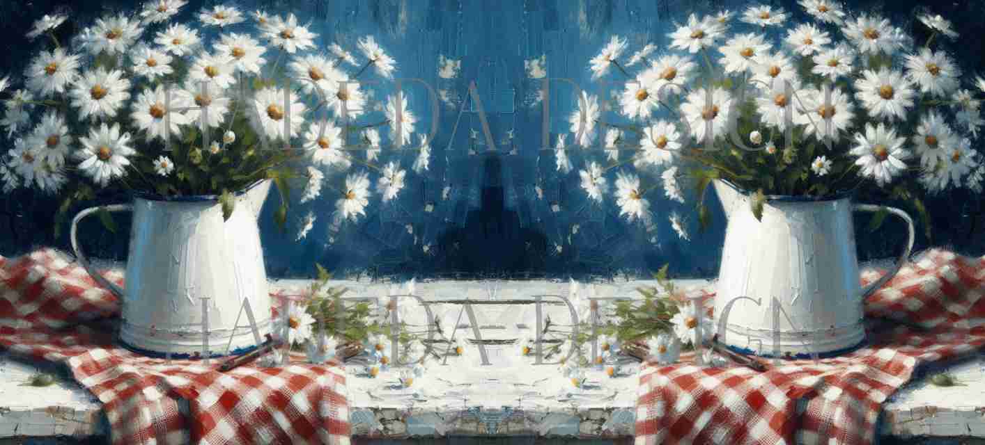 ArtWrap for Mugs Daisy Kitchen - Mug Wrap Digital Designs for Sublimation of Standard Mug