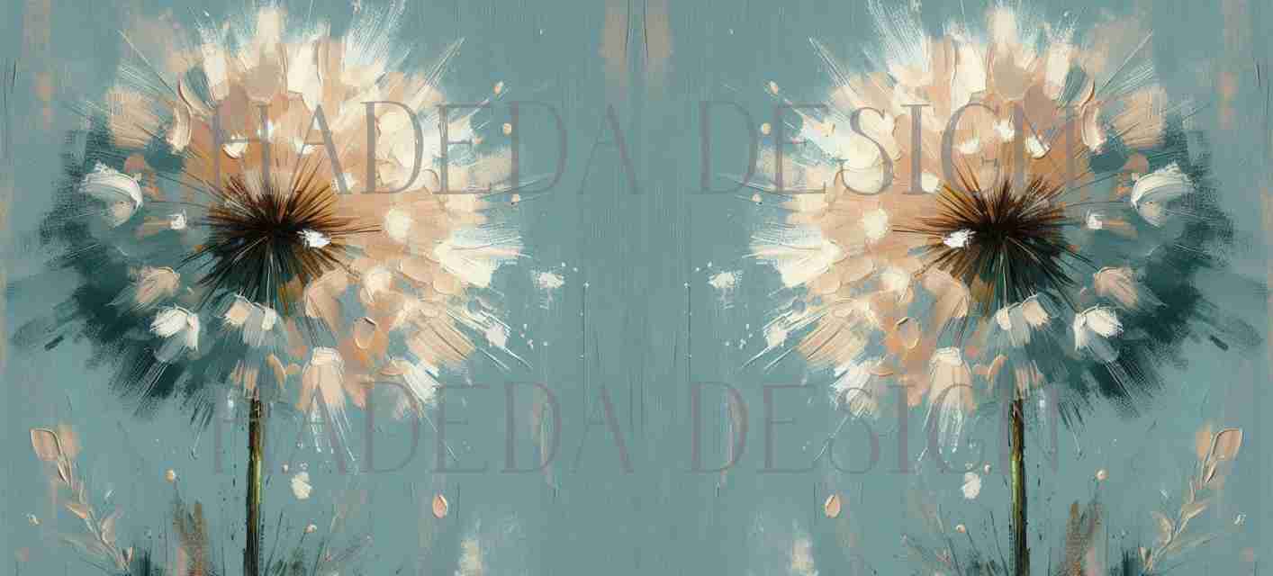 ArtWrap for Mugs Dandelions - Mug Wrap Digital Designs for Sublimation of Standard Mug