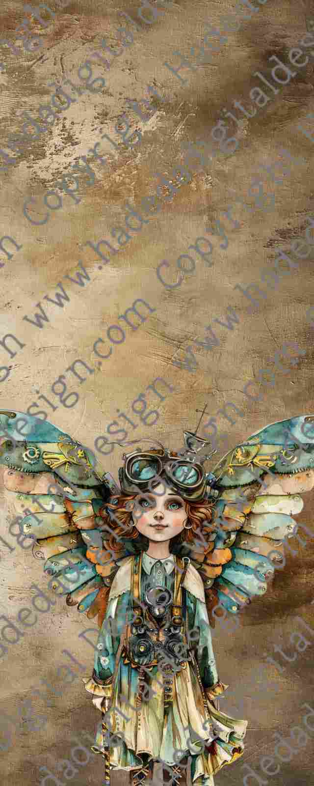 STEAMPUNK BOOKMARK- Sublimation, Digital and DTF Printing