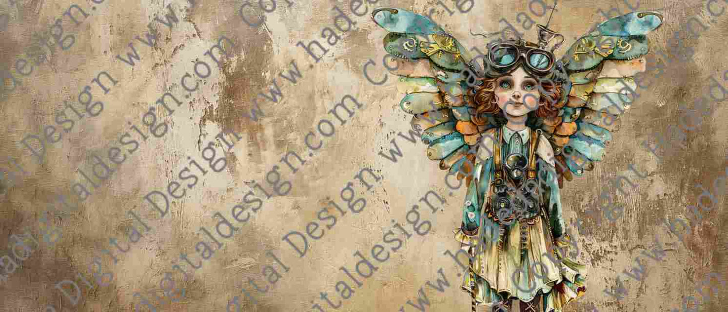 STEAMPUNK MUGWRAP- Sublimation, Digital and DTF Printing