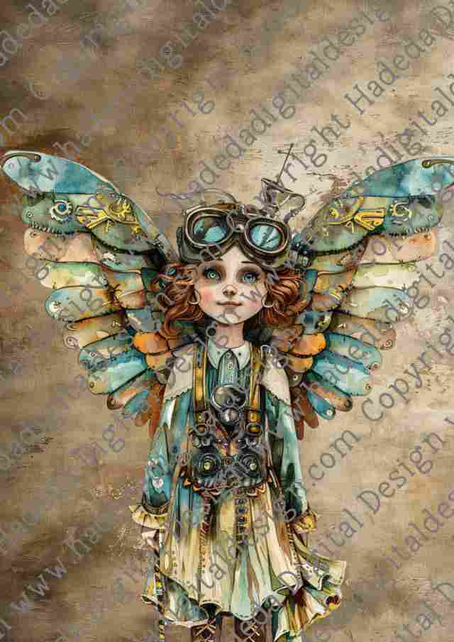 STEAMPUNK NOTEBOOK COVER A0- Sublimation, Digital and DTF Printing