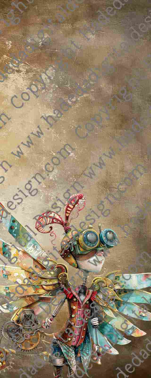 STEAMPUNK BOOKMARK- Sublimation, Digital and DTF Printing