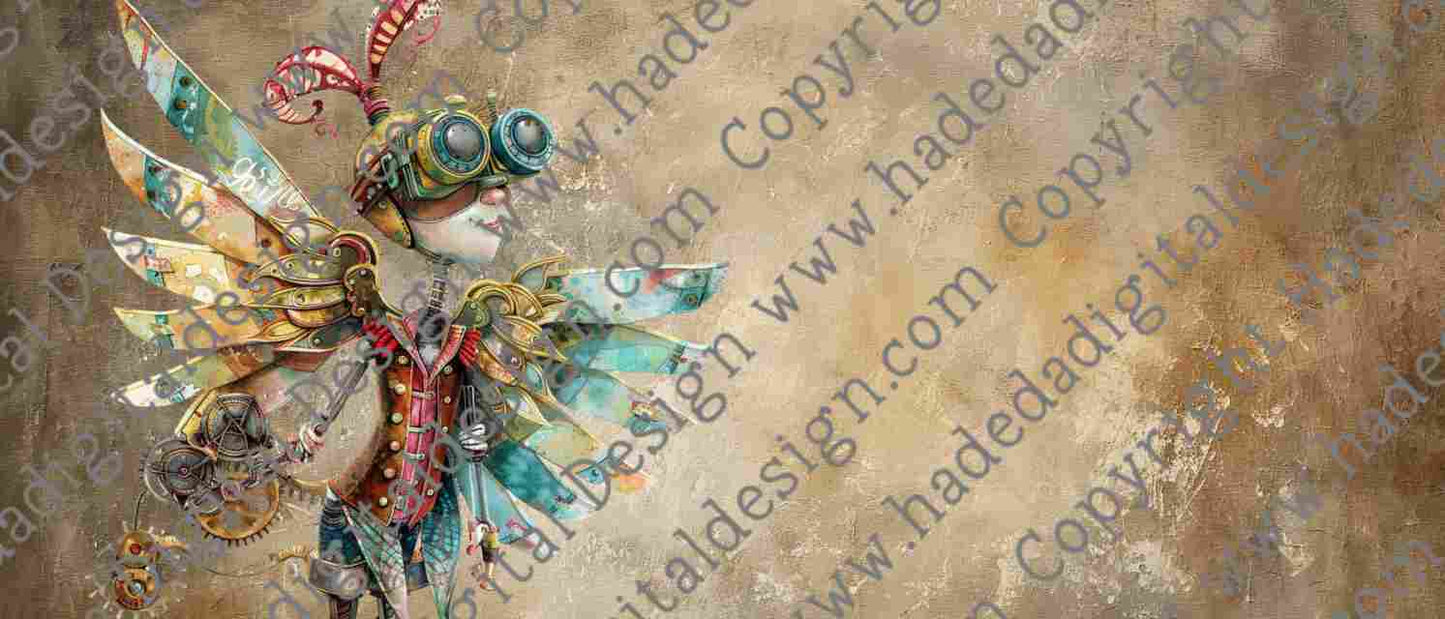 STEAMPUNK MUGWRAP- Sublimation, Digital and DTF Printing