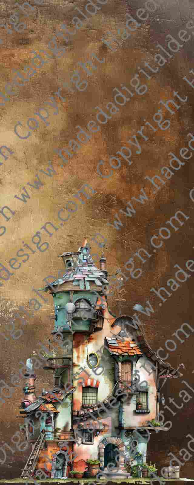 STEAMPUNK BOOKMARK- Sublimation, Digital and DTF Printing