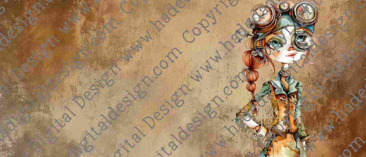 STEAMPUNK MUGWRAP- Sublimation, Digital and DTF Printing