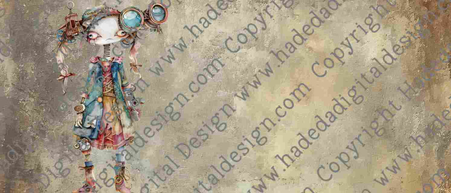 STEAMPUNK MUGWRAP- Sublimation, Digital and DTF Printing