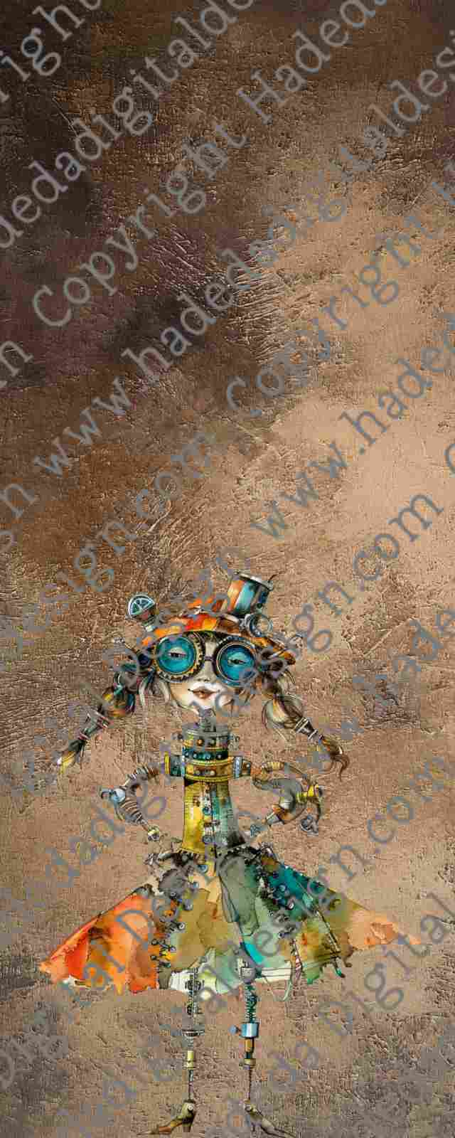 STEAMPUNK BOOKMARK- Sublimation, Digital and DTF Printing