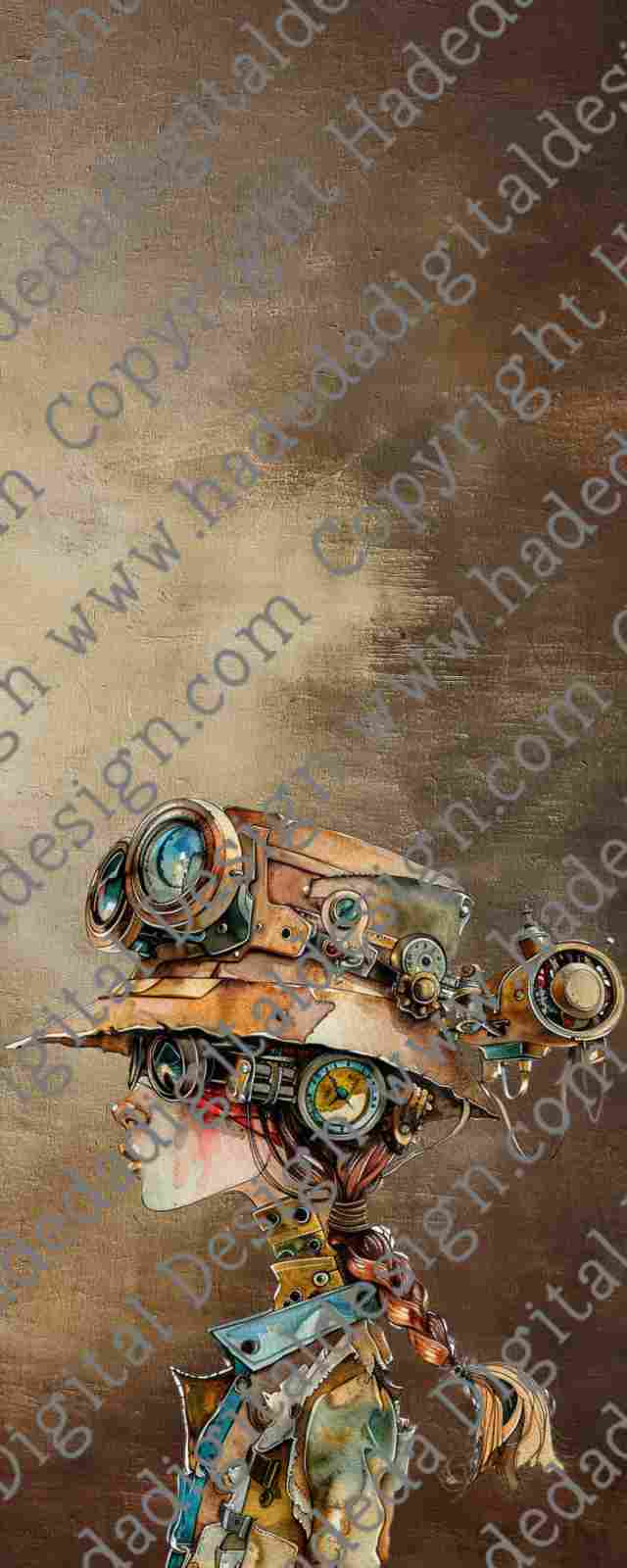 STEAMPUNK BOOKMARK- Sublimation, Digital and DTF Printing