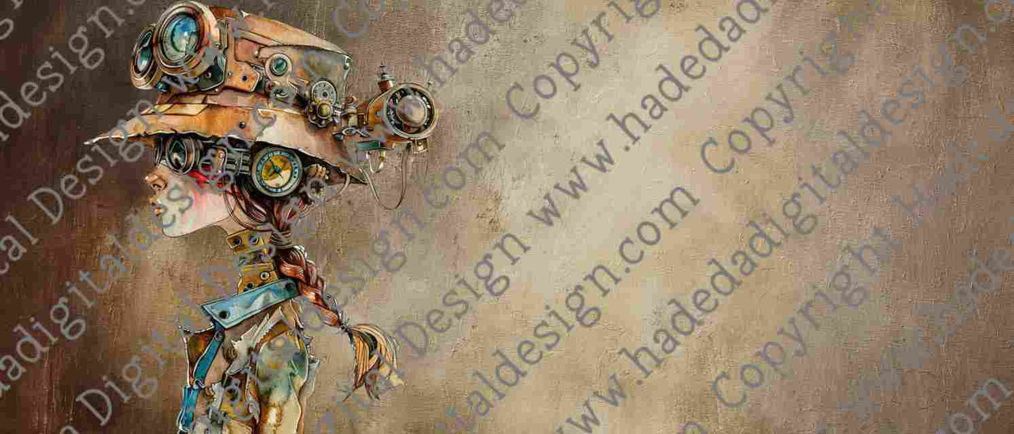 STEAMPUNK MUGWRAP- Sublimation, Digital and DTF Printing