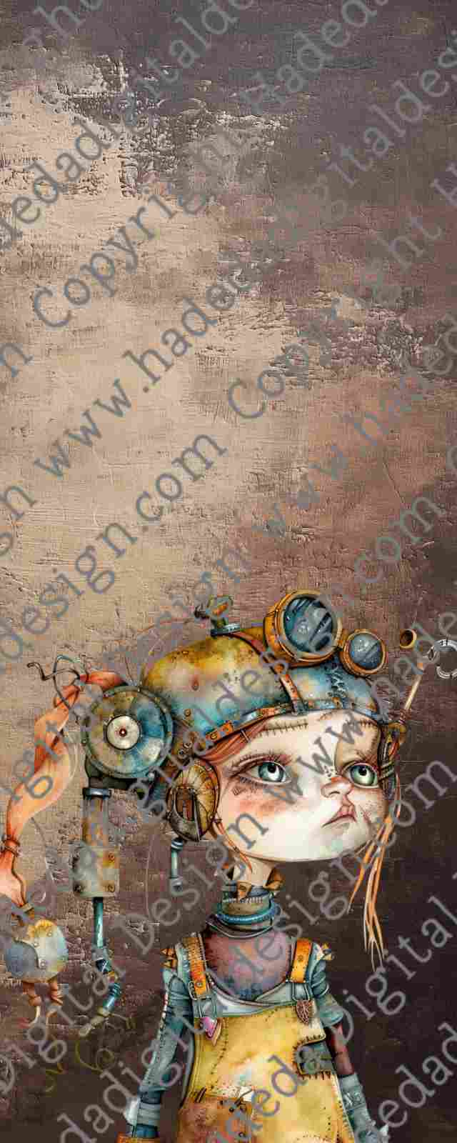 STEAMPUNK BOOKMARK- Sublimation, Digital and DTF Printing