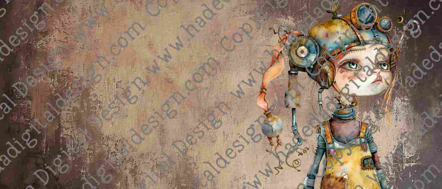 STEAMPUNK MUGWRAP- Sublimation, Digital and DTF Printing