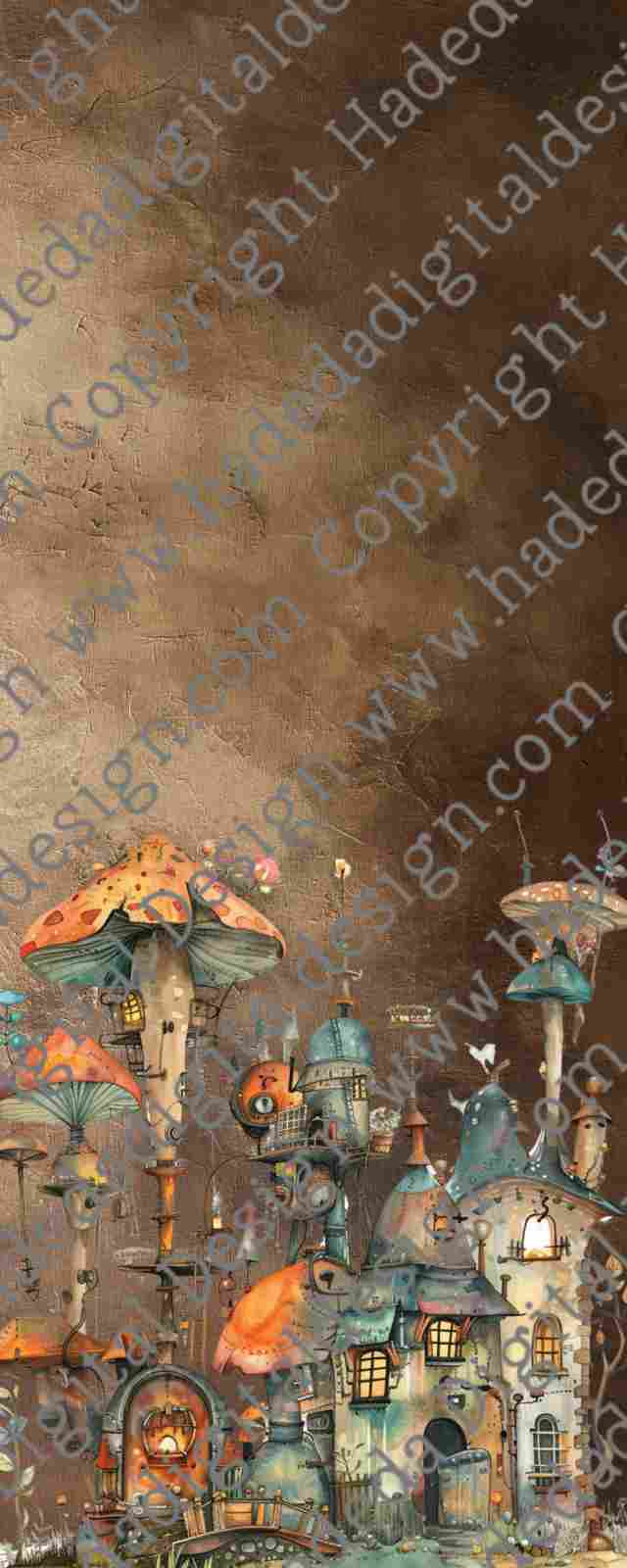 STEAMPUNK BOOKMARK- Sublimation, Digital and DTF Printing