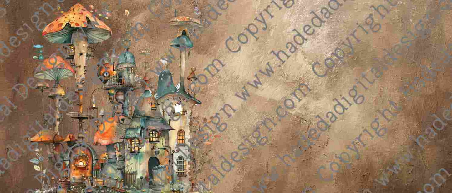 STEAMPUNK MUGWRAP- Sublimation, Digital and DTF Printing