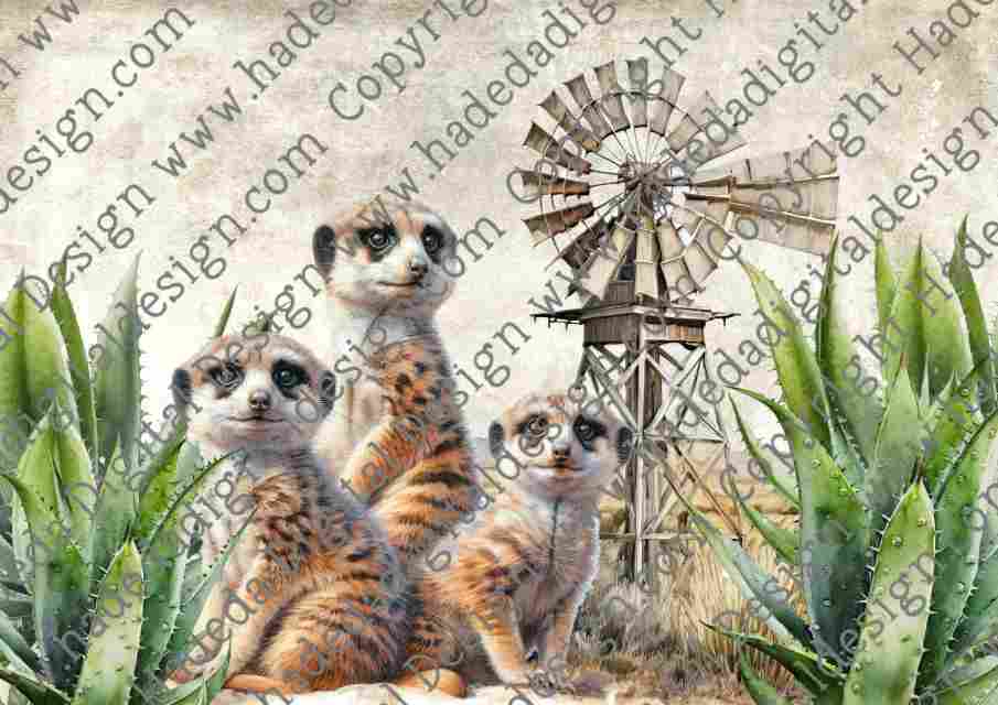 MEERKAT MANOR MUGWRAP BLANK - Sublimation, Digital and DTF Printing