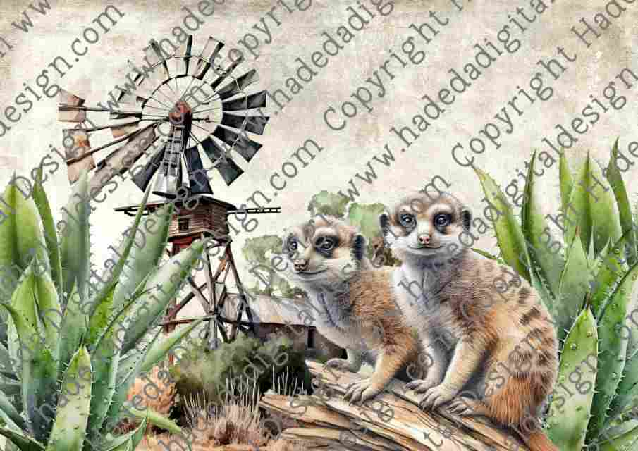 MEERKAT MANOR MUGWRAP BLANK - Sublimation, Digital and DTF Printing