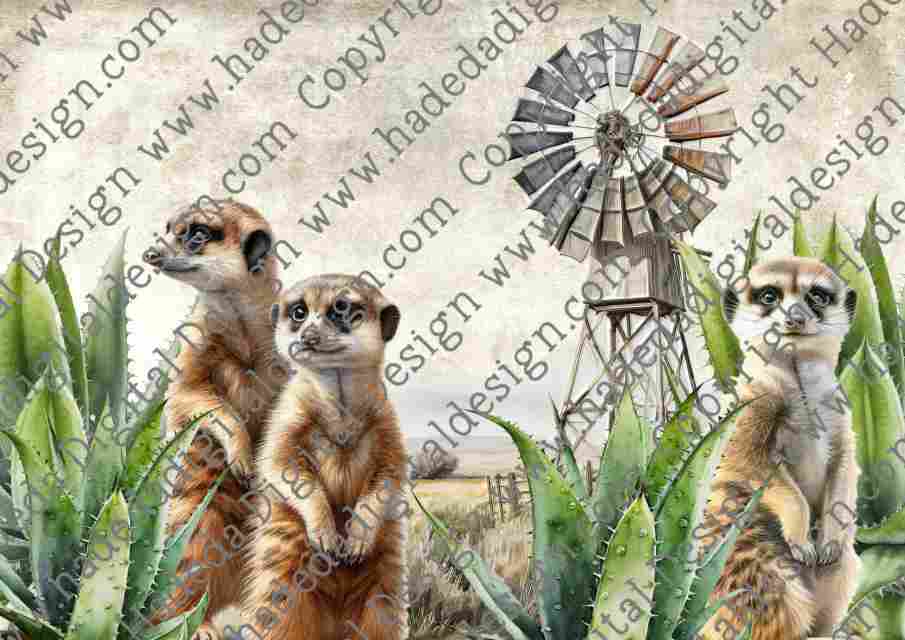 MEERKAT MANOR MUGWRAP BLANK - Sublimation, Digital and DTF Printing