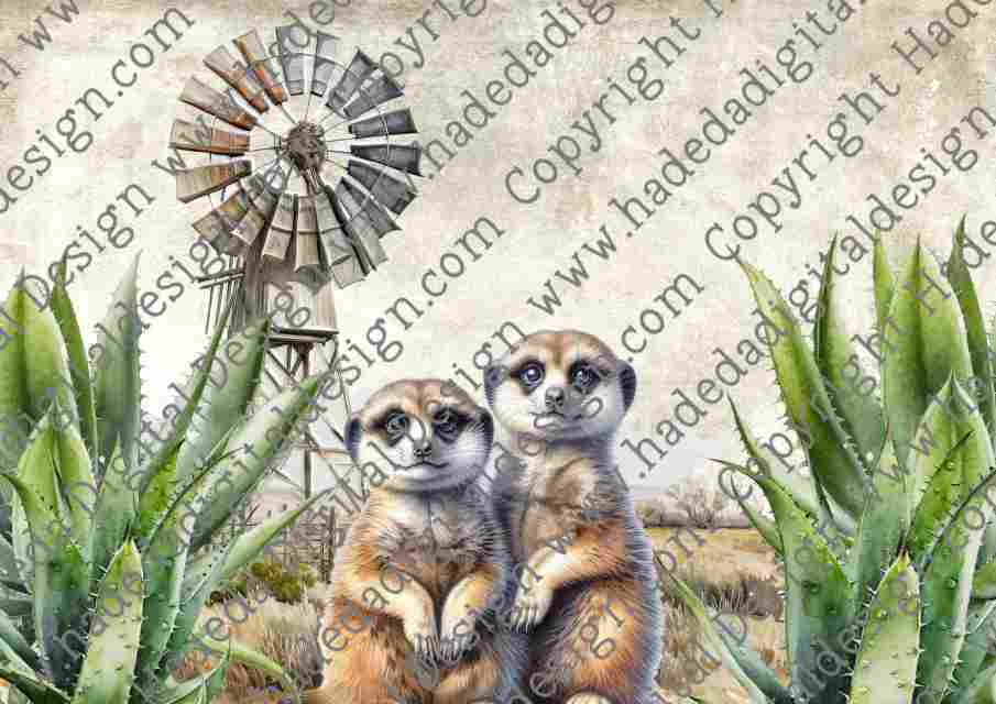 MEERKAT MANOR MUGWRAP BLANK - Sublimation, Digital and DTF Printing
