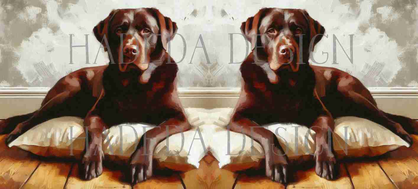 ArtWrap for Mugs Labradors - Mug Wrap Digital Designs for Sublimation of Standard Mug