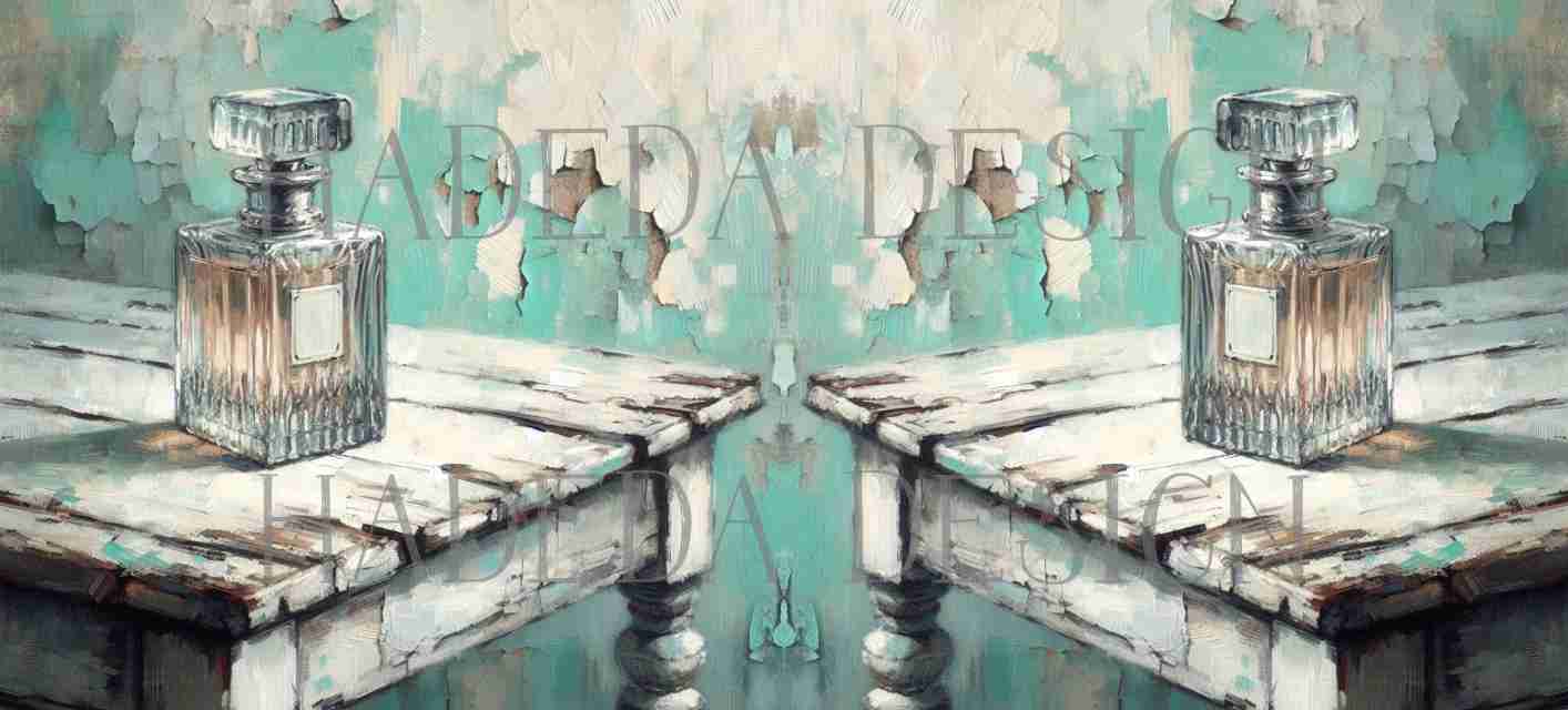 ArtWrap for Mugs Magnolia and Perfume  - Mug Wrap Digital Designs for Sublimation of Standard Mug