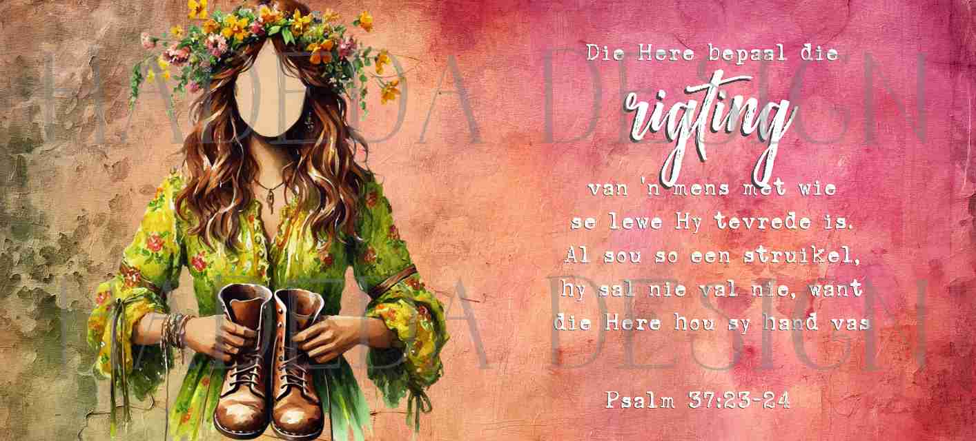 Psalm 37:23-24 Bundle - Girl with Boots - Sublimation, Digital and DTF Printing, Scrapbooking